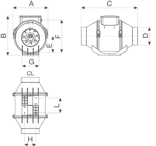 VORTICE LINEO 250 Q V0 - Vortice