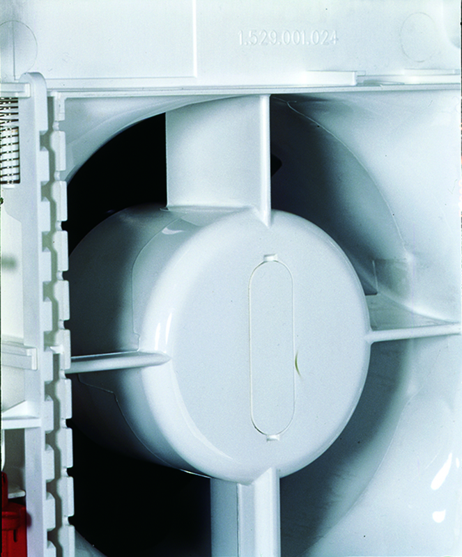 Vortice Aspiratore Elicoidale Ventilatore Punto Filo per ricambio aria  bagno con valvola anti ritorno 220/240 V 50 Hz (11123 (Diametro Nominale